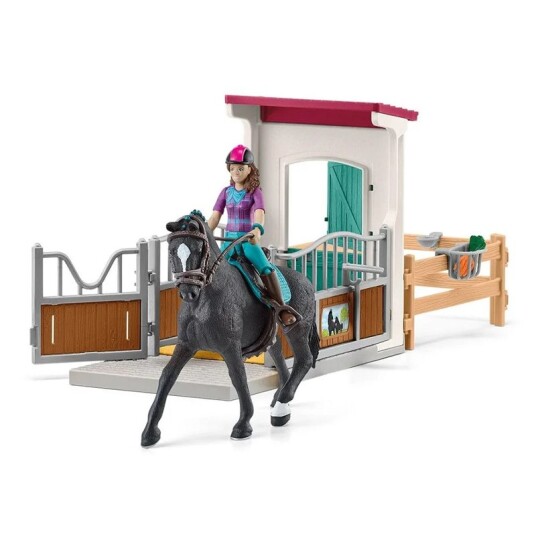 Schleich Horse Club Lekesett Hesteboks m/ Lisa og Storm