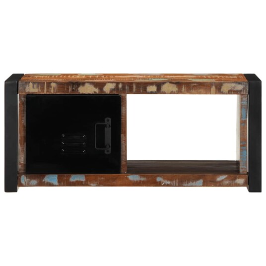  TV-benk 80x30x35 cm gjenvunnet heltre 8721158339690