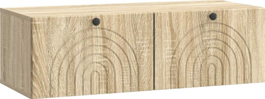 Vegghengt TV skap Sonoma eik 98 x 41 x 30 cm Konstruert tre Vegghengt TV skap Sonoma eik 98 x 41 x 30 cm Konstruert tre