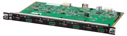 ATEN VM7824 4-Port True 4K HDMI Input Board - utvidelsesmodul - HDMI x 4 + lyd x 4 ATEN VM7824 4-Port True 4K HDMI Input Board - utvidelsesmodul - HDMI x 4 + lyd x 4