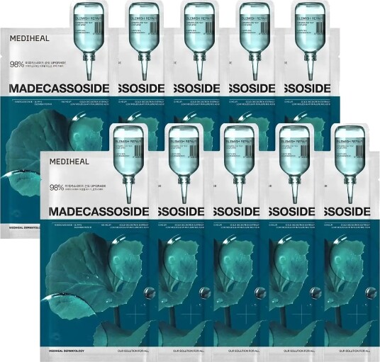 Mediheal Mediheal Madecassoside Essential Mask Blemish Repair 10Pcs. Nude 10 PCS Mediheal Mediheal Madecassoside Essential Mask Blemish Repair 10Pcs. Nude 10 PCS