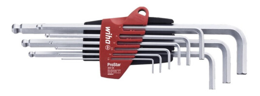 Wiha Prostar 369 - L-Nøkkelsett - 10 Deler - Inn Holder Wiha Prostar 369 - L-Nøkkelsett - 10 Deler - Inn Holder