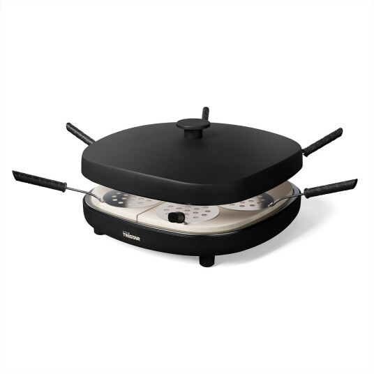 Tristar Pizzaovn 32x32 cm for 6 personer - Svart Tristar Pizzaovn 32x32 cm for 6 personer - Svart