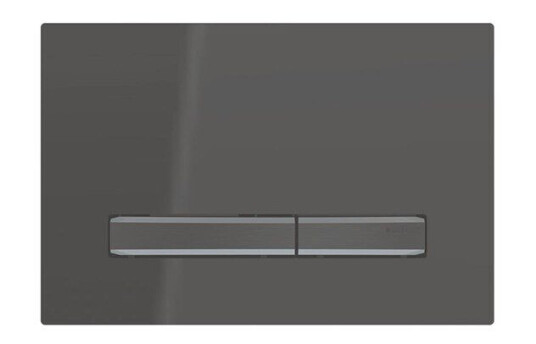 Geberit sigma50 actuator plate 246 x 164 x 14 mm deep black/black chrome Geberit sigma50 actuator plate 246 x 164 x 14 mm deep black/black chrome