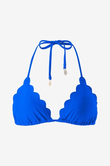 KAANDA Beach life Bikini BH Triangle Top Blå