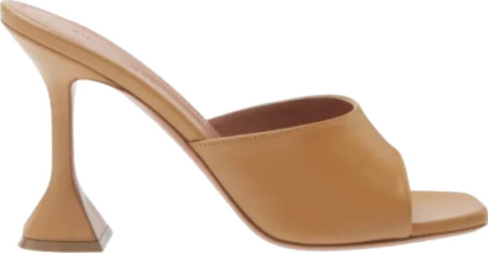 Amina Muaddi Dame Sko Brun 40 1/2 EU,