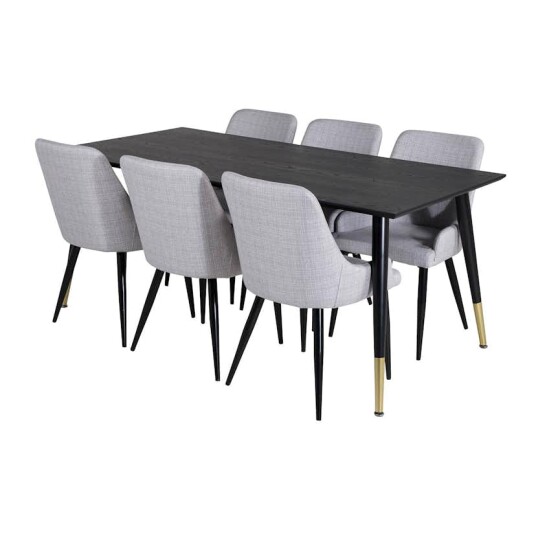 Venture Home Spisegruppe Venture Home Dipp med 6 Plaza Stoler GR19954
