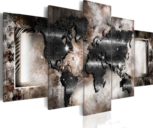 Bilde Graphite Map 200x100 Artgeist sp. z o. o.