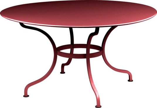 Fermob Romane Table 137 Cm Chili 43 Utendørs Spisebord Rød Metall