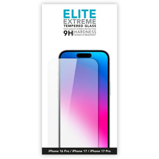 Linocell Elite Extreme Skjermbeskytter for iPhone 16 Pro 17 og 17 Pro