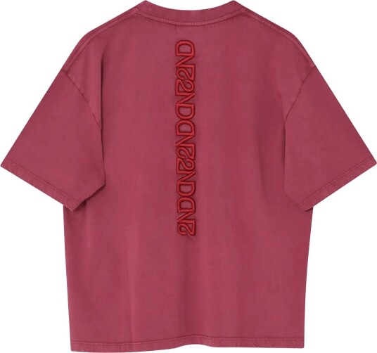 2NDDAY 2Nd Araly Tt Overwashed Jersey Burgundy M