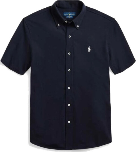 Polo Ralph Lauren Featherweight Mesh Short Sleeve Shirt Aviator Navy Polo Ralph Lauren Featherweight Mesh Short Sleeve Shirt Aviator Navy