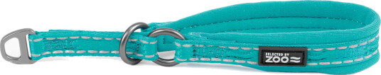 Rufus Turkis Hundehalsbånd med Halvjern 10 mm 20-25 cm Rufus Turkis Hundehalsbånd med Halvjern 10 mm 20-25 cm