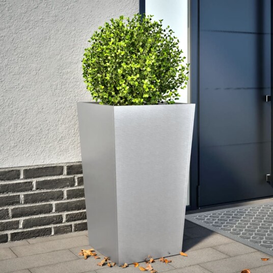 Plantekasse 45x45x75 cm galvanisert stål