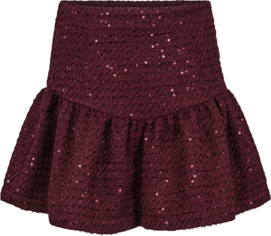 Vilje & Ve - Skjørt Laila Bouclé Burgundy