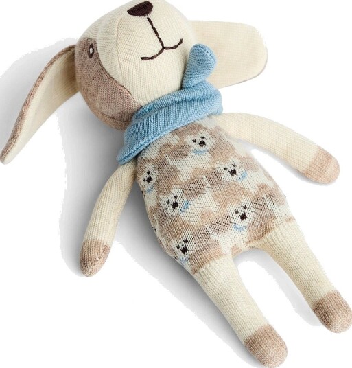 Smallstuff Merino Wool Baby Dog Rose - BLUE - One Size