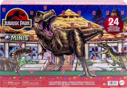 Jurassic World 2026 Adventskalender med Mini Dinosaurus Figurer Jurassic World 2026 Adventskalender med Mini Dinosaurus Figurer