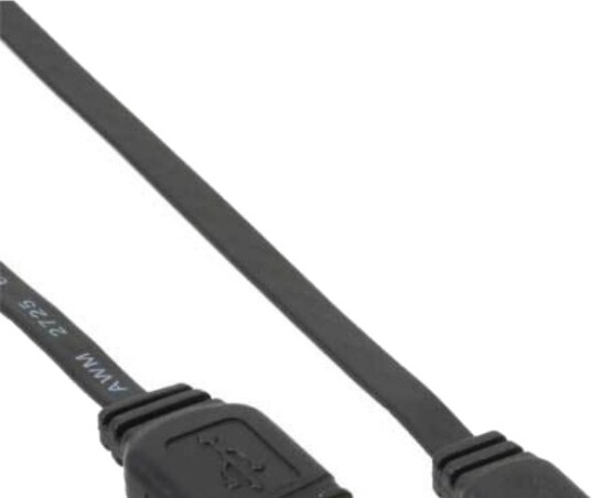 Inline 31805F 0,5 M Usb A Mini Usb B Usb 2.0 Hankjønn/Hankjønn Sort