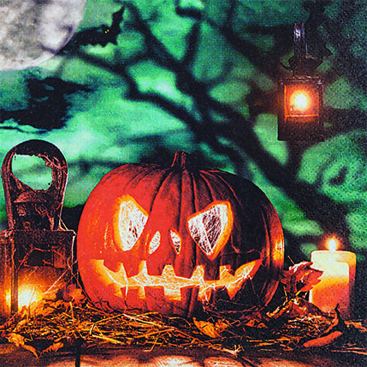 Home fashion servietter 33x33cm halloween!