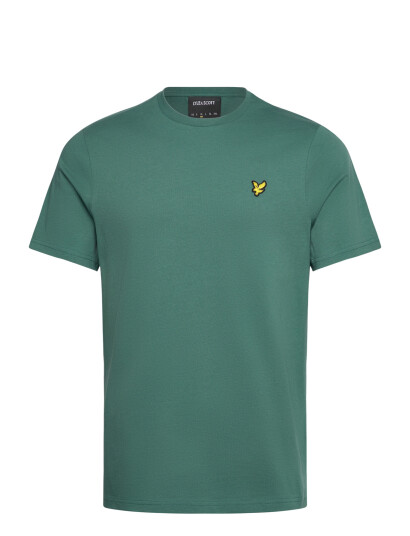 Lyle & Scott Plain T Shirt Green S Lyle & Scott Plain T Shirt Green S