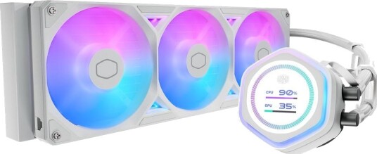 Cooler Master 360 Atmos II LCD Væskekjøler 12 cm Hvit Cooler Master 360 Atmos II LCD Væskekjøler 12 cm Hvit