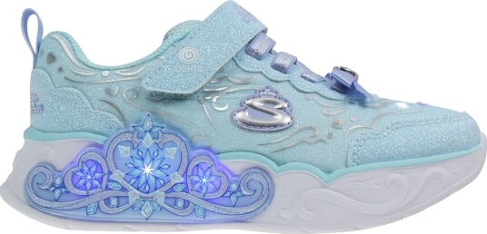 Skechers Sko Princess Trinn Blue Skechers 34 Blinkende sko Blå Hvit Lyseblå