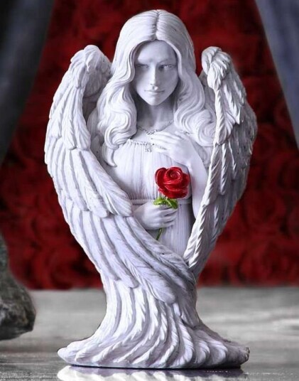 Angel"s Blessing Hvit Englebyste 15 cm