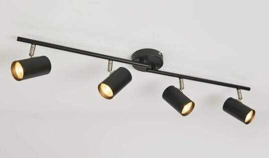 Ms - belysning Era taklampe med 4 spotter - Svart