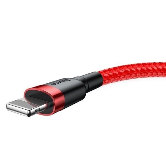 Baseus Cafule USB A - Lightning Kabel 3m Rød 2A