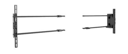 Chief Fusion Side Channel Speaker Adapter - For Displays 50-95" - Black monteringskomponent - for 2 høyttalere - svart - TAA-samsvar