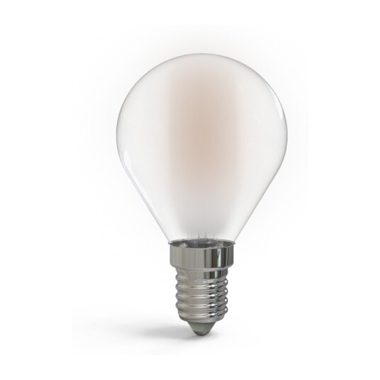 KULZ KLE14G450F E14 5W 450LM LED-PÆRE, FROSTET GLASS KULZ KLE14G450F E14 5W 450LM LED-PÆRE, FROSTET GLASS
