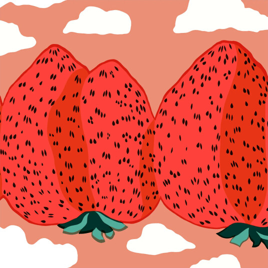 Marimekko Mansikkavuoret serviett 33 x 33 cm 20 pk Red Marimekko Mansikkavuoret serviett 33 x 33 cm 20 pk Red