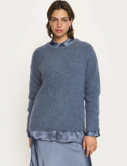 Soft Rebels Srcamilla Knit - Blue - XXL Soft Rebels Srcamilla Knit - Blue - XXL
