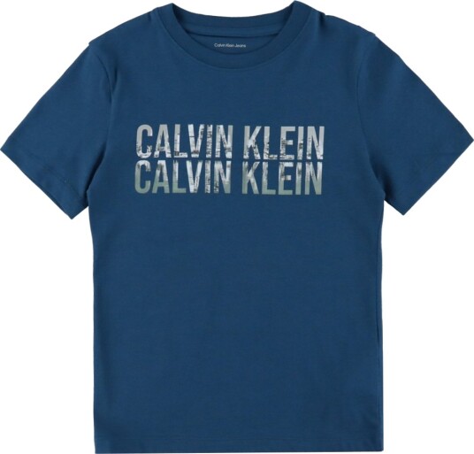 Calvin Klein T skjorte Sesongbasert Logo Blue Jean Calvin Klein 8 år 128 T skjorte Blå