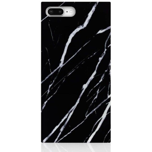 Idecoz Mobildeksel Svart Marble Iphone 8 Plus/7 Plus Idecoz Mobildeksel Svart Marble Iphone 8 Plus/7 Plus