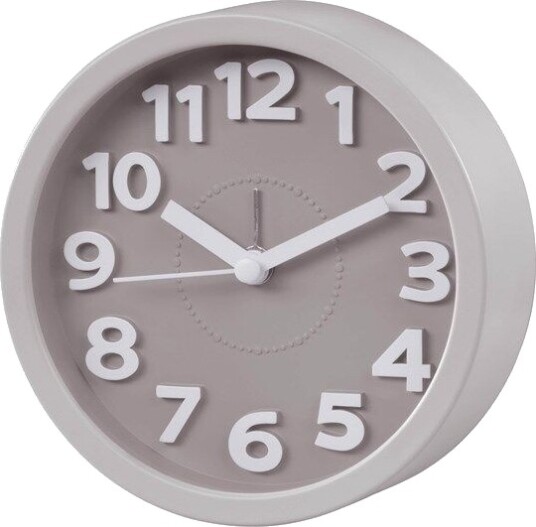 Hama "Retro" Alarm Clock round taupe