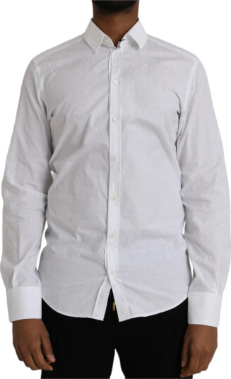 Dolce & Gabbana Herre Skjorter Hvit XS,