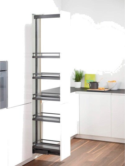 KESSEBÖHMER ARENAPLUS STYLE PANTRYUTTREKK 400 MM ANTRASITT 1800 2200MM KESSEBÖHMER ARENAPLUS STYLE PANTRYUTTREKK 400 MM ANTRASITT 1800 2200MM