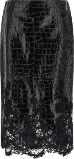 Ermanno Scervino Dame Skjørt Svart S,
