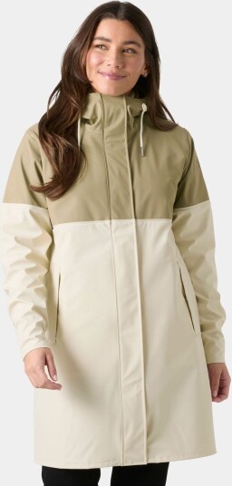 Helly Hansen Women's Moss Block Pu Raincoat Beige S