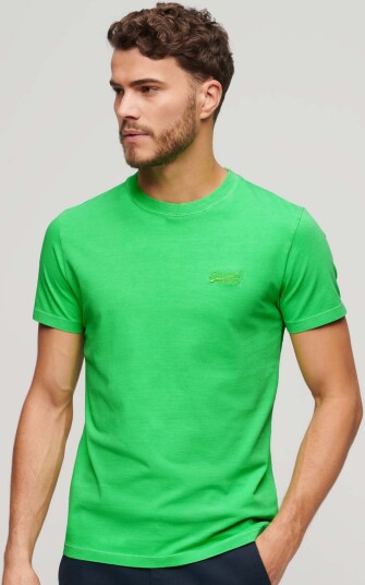 Superdry Essential Logo Emb Neon Tee Green L