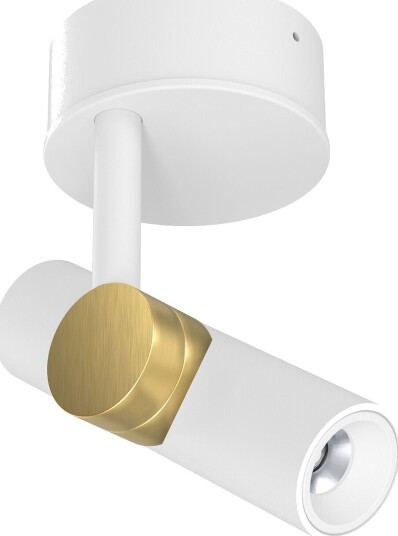 Linea Light Goose Vegglampe Ø14 Hvit/ Gull