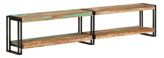 vidaXL TV-benk 200x30x40 cm gjenvunnet heltre