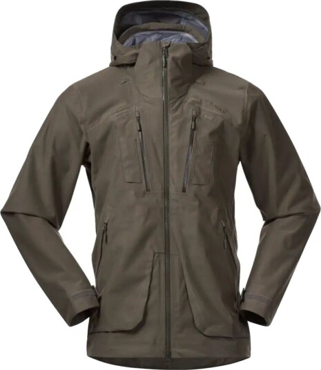 Bergans Of Norway Hogna 3l Jacket Green Mud L Bergans Of Norway Hogna 3l Jacket Green Mud L