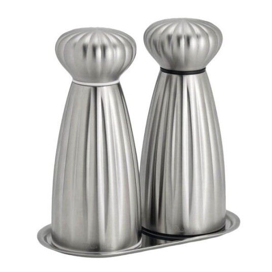 Robert Welch   Palm Satin kverner og brett 3 deler rustfritt stål liten