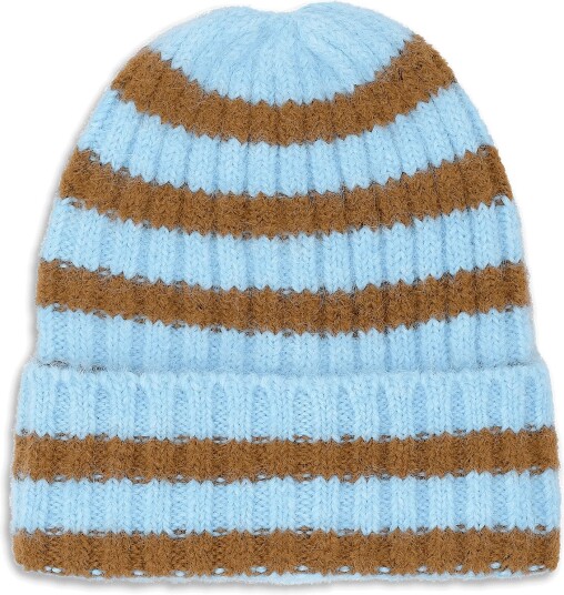 SUI AVA Clara Beanie Blue ONE SIZE SUI AVA Clara Beanie Blue ONE SIZE