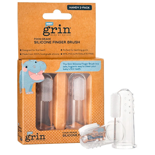 Grin Baby Silikon Finger Tannbørste Grin Baby Silikon Finger Tannbørste