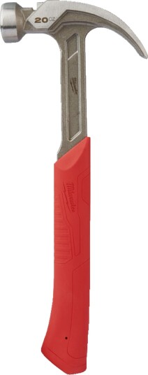 Milwaukee 570 g Snekkerhammer med Buet Stålhåndtak
