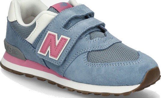 New Balance New Balance 574 Kids Hook & Loop - ZINC BLUE - 28