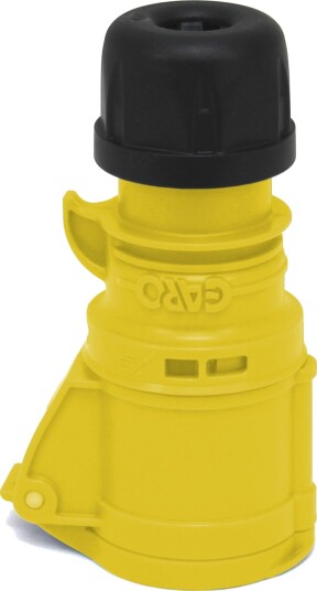 Garo S 216-4 S Skjøtekontakt IP44, 3-Polet, 16 A Gul, 4 H